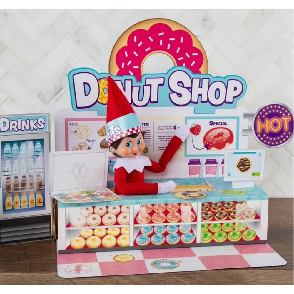 New Elf On The Shelf Elves At Play Pop-Ups Scenes- Drums & More  3 Scenes